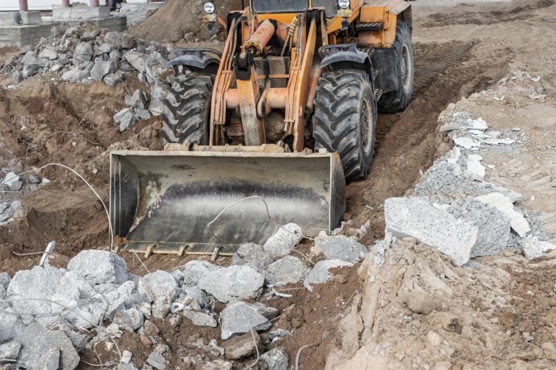 Concrete Removal in Progress